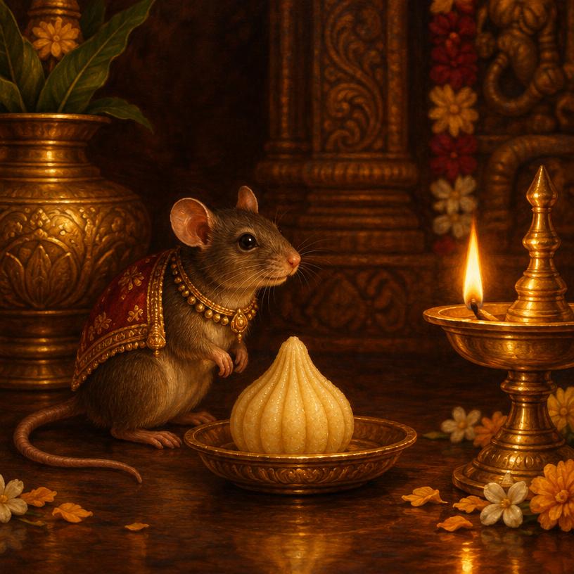 Ganesha — Mushaka, the mouse