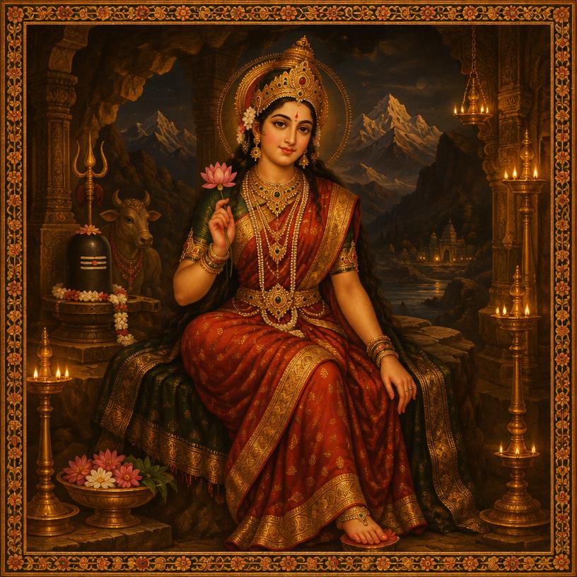 Parvati — Parvati at a Himalayan shrine