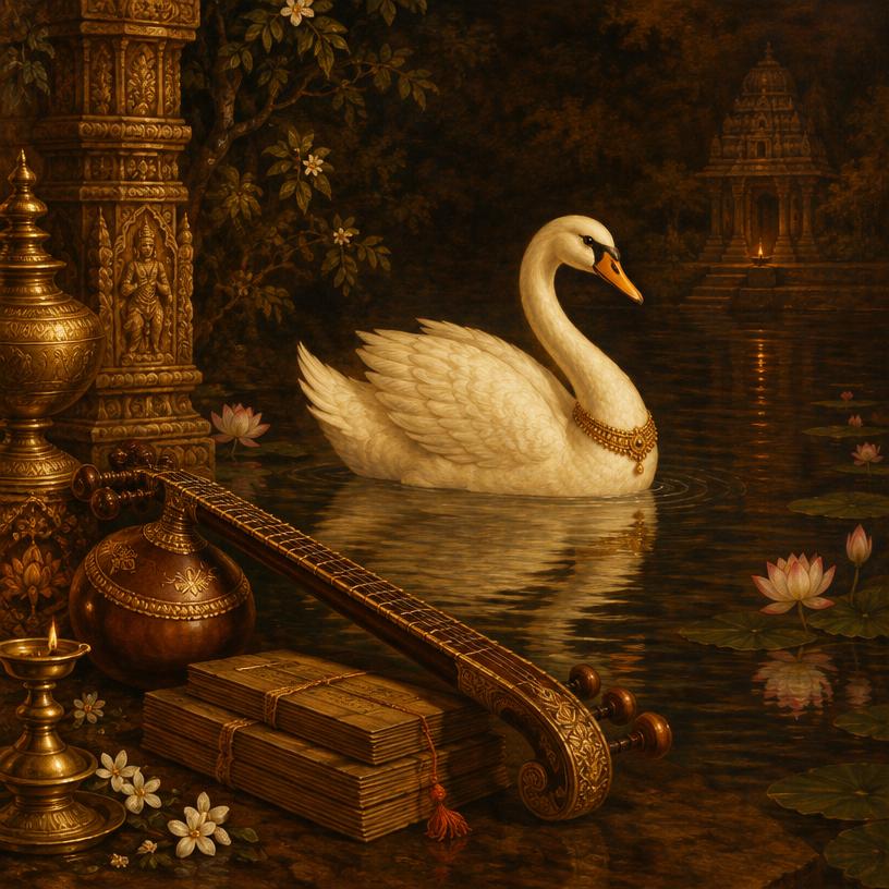 Brahma — The hamsa, his vahana