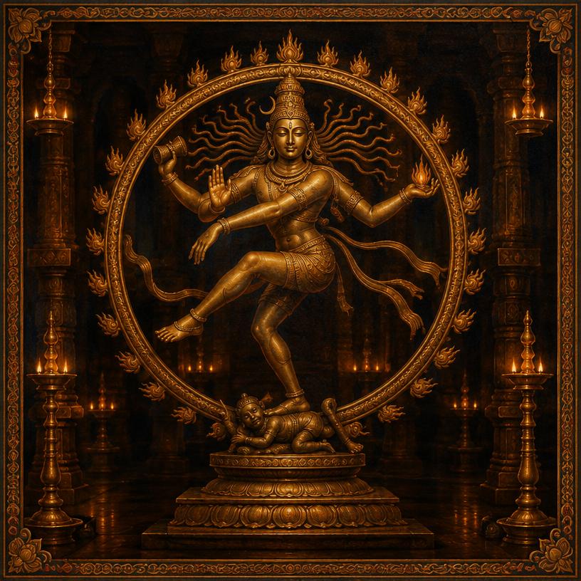 Shiva — Nataraja — the dance within the ring of fire